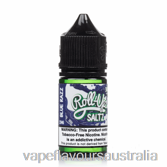 Vape Australia Blue Raspberry - Juice Roll-Upz SALT - 30mL 25mg